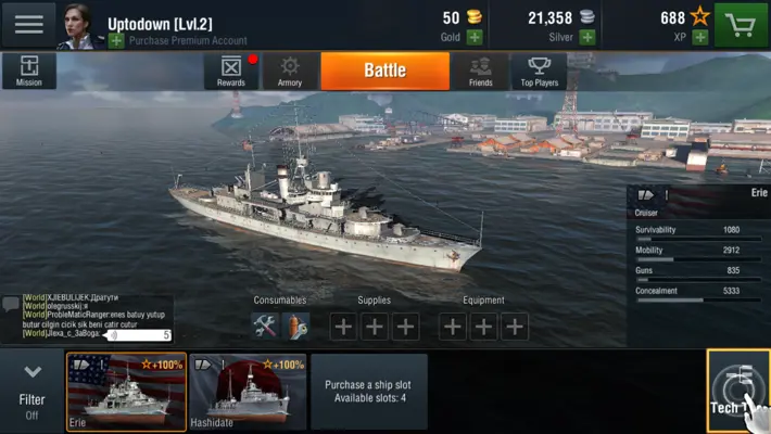 World of Warships Blitz android App screenshot 1